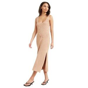 Modern Citizen‎ Serin Circle-Back Maxi Dress in Camel Size Small